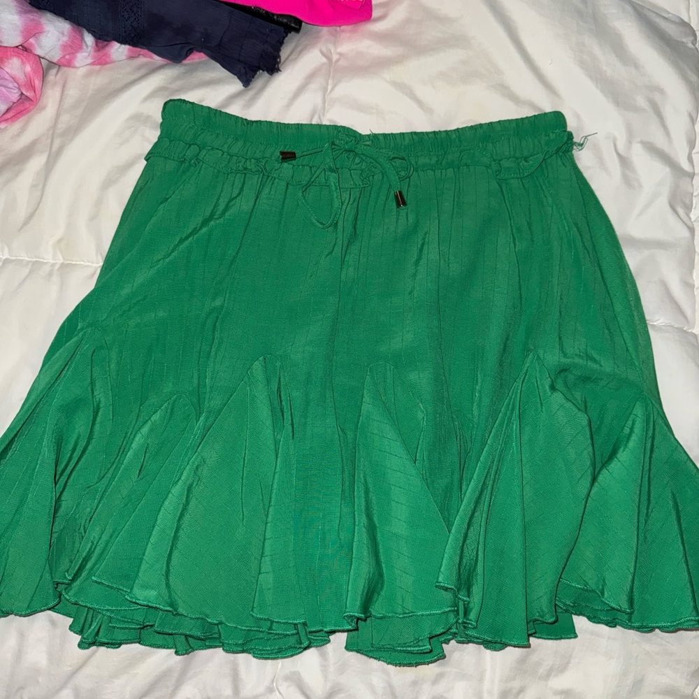 Entro Vibrant Green Skirt